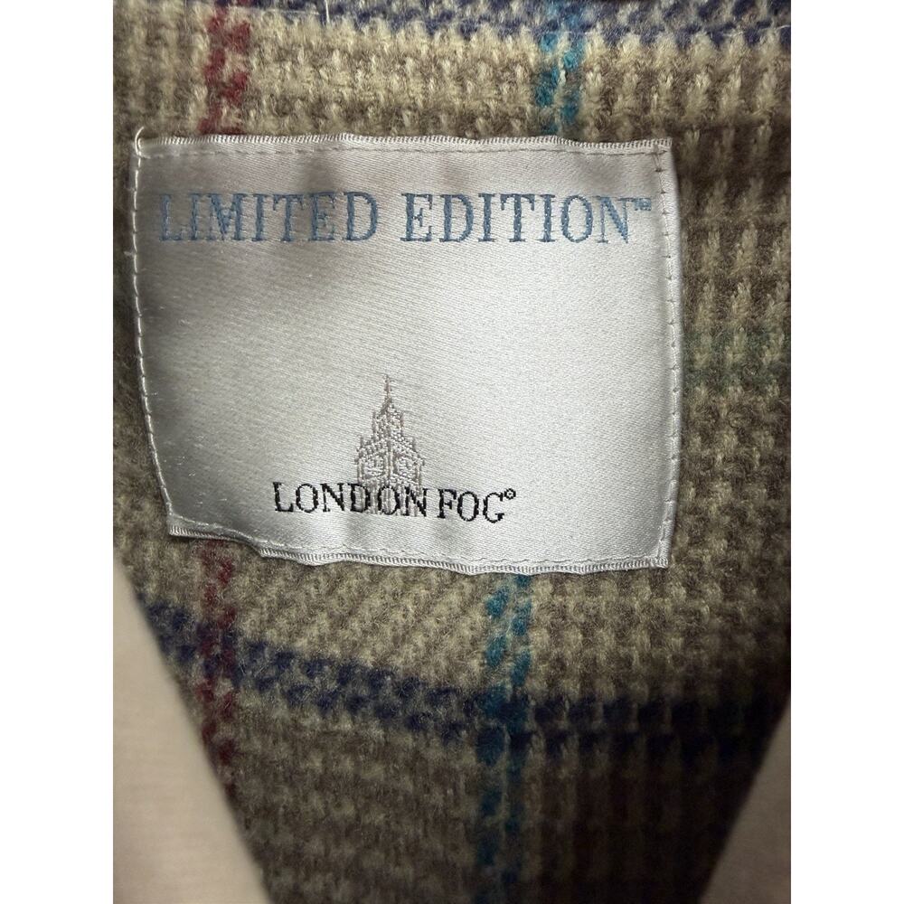 Vintage London Fog Limited Edition Khaki Size 10 Petite Women Lined Trench Coat - Picture 3 of 16
